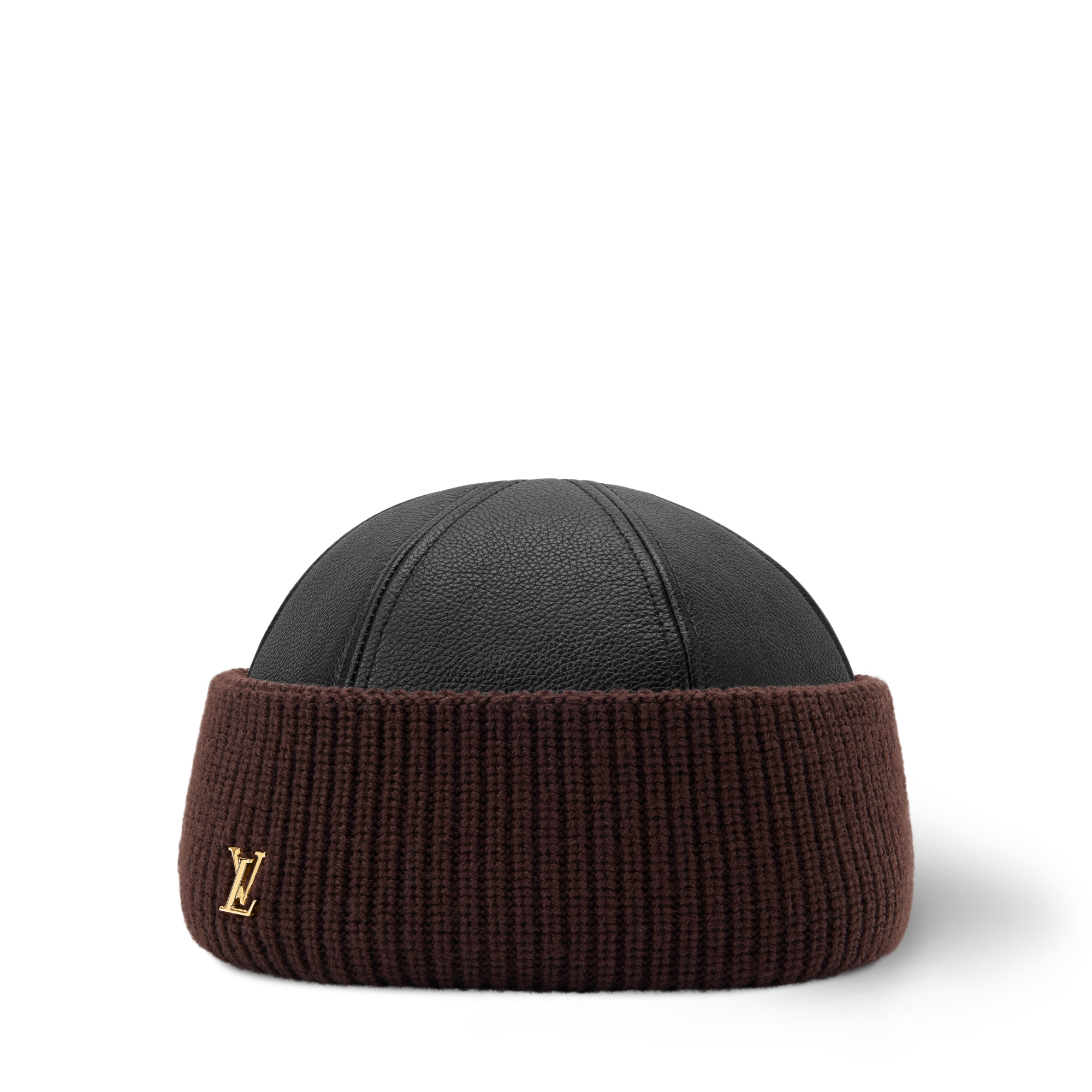 LV Artic Leather & Knit Beanie S00 - Accessories M5995S | LOUIS